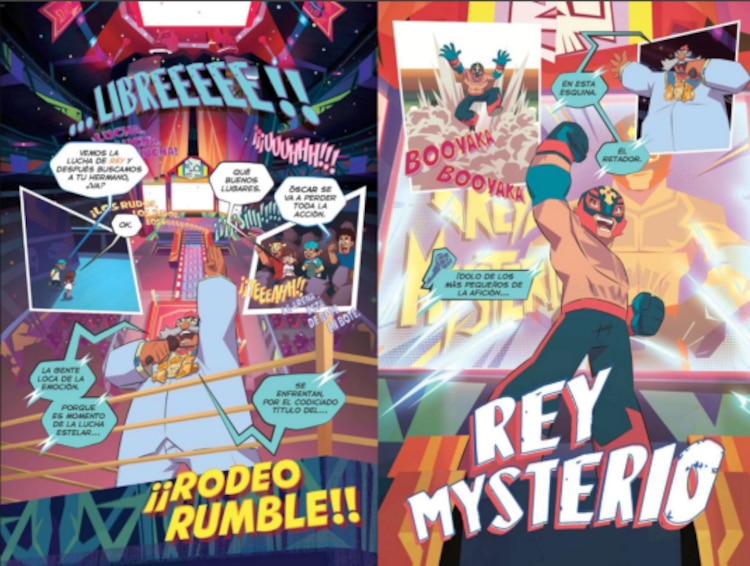 Cómic 'Rey Mysterio vs. La Oscuridad'