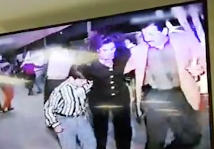 Video difundido por Adrian de la Garza