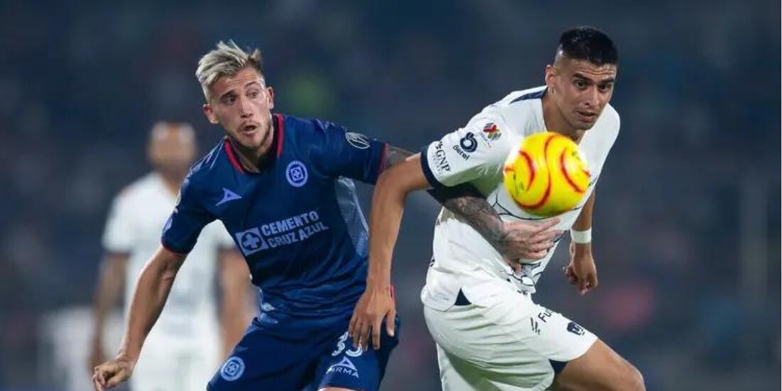 Pumas y Cruz Azul empataron en la fase regular del Clausura 2024