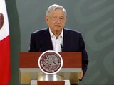 El Presidente López Obrador durante la conferencia mañanera del lunes 15 de junio.
