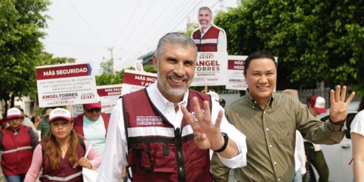 Ángel Torres logró simpatía entre la población, mientras que en su campaña sobresalió por dar a conocer sus propuestas.