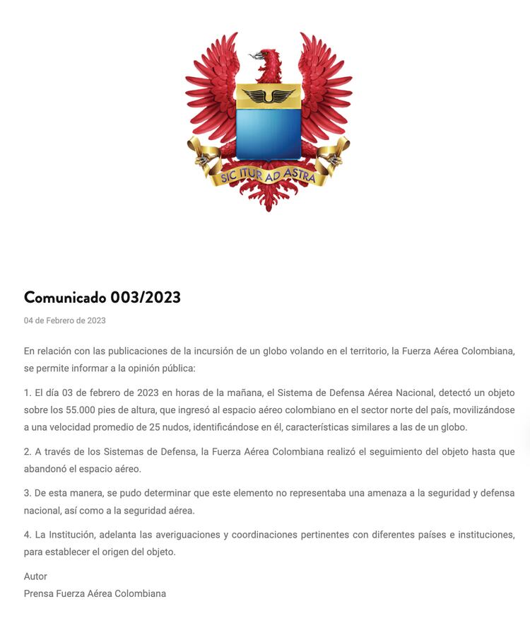 Rastrean uno fuera de EU América confirma OTOR objeto similar