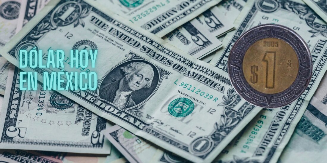 El precio de dólar a pesos cotiza así en México.
