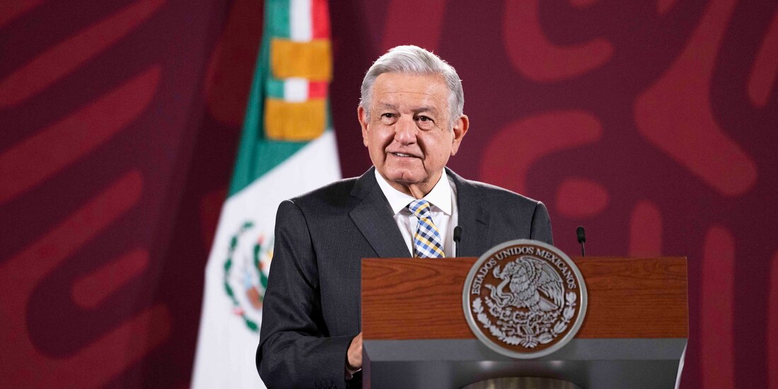 El Presidente de México Andrés Manuel López Obrador.