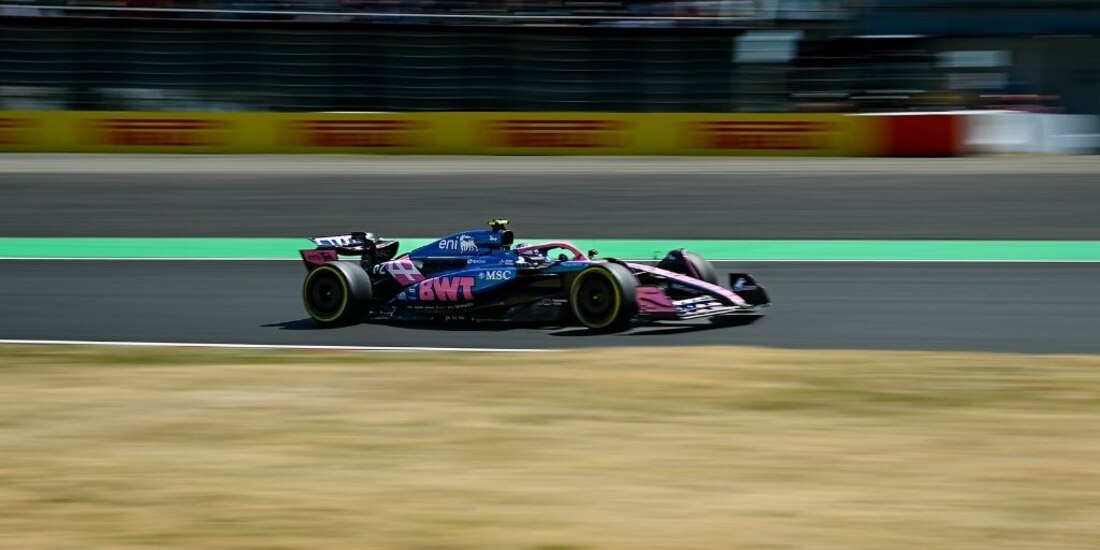 Monoplaza Alpine en el Circuito de Suzuka.