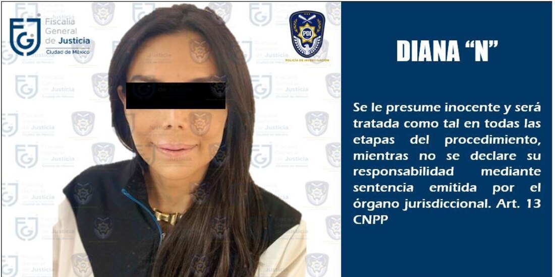A Diana Sánchez Barrios se le acusa de los presuntos delitos de robo agravado en pandilla y extorsión.