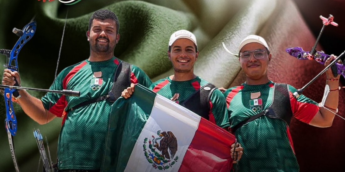 Equipo varonil de tiro con arco consigue medalla de oro.