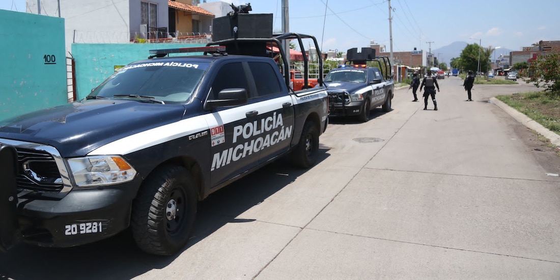 Policía de Michoacán, en una fotografía ilustrativa.