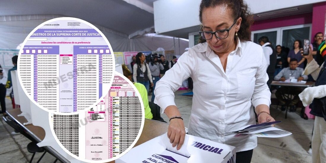 Te explicamos, punto por punto, cómo es la boleta para la elección judicial.