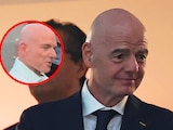 Gianni Infantino se burló de un reportero que le hizo una pregunta incómoda.
