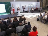 Evento de la Presidenta con líderes sindicales.
