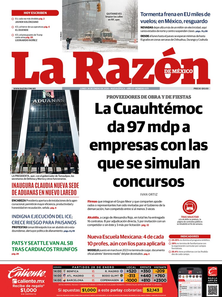 La Razón 26 Enero 2026