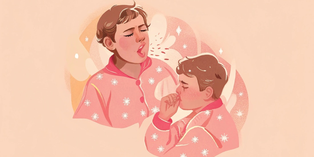 Imagen ilustrativa de una persona enferma generada con IA