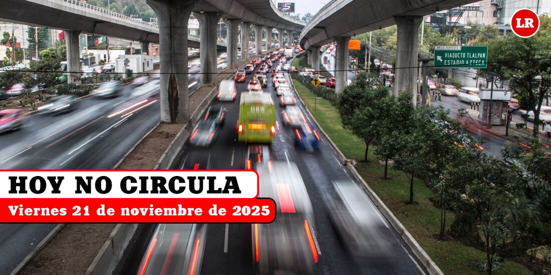 Conoce cómo aplica el Hoy No Circula este 20 de noviembre.
