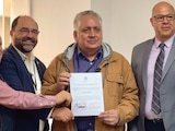 MARCO Baños, Emilio Álvarez Icaza, Guadalupe Acosta y Alejandro Romero, ayer.