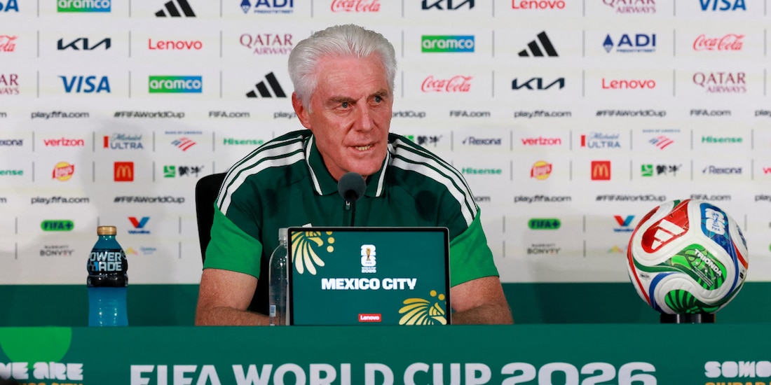 Hugo Broos, entrenador de Sudáfrica, habló en la previa del juego inaugural del Mundial 2026 contra México.