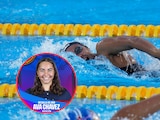 Ava Chávez durante la competencia en la que ganó el oro para México.