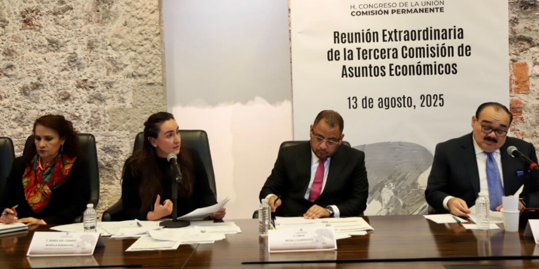María del Carmen Bonilla Rodríguez compareció ante la Tercera Comisión de Asuntos Económicos de la Comisión Permanente del Congreso de la Unión para su ratificación como subsecretaria de Hacienda y Crédito Público