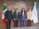 La Gobernadora de Guanajuato con autoridades de Seguridad federal.