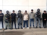 PARTE de los detenidos, ayer, ligados al Cártel Jalisco