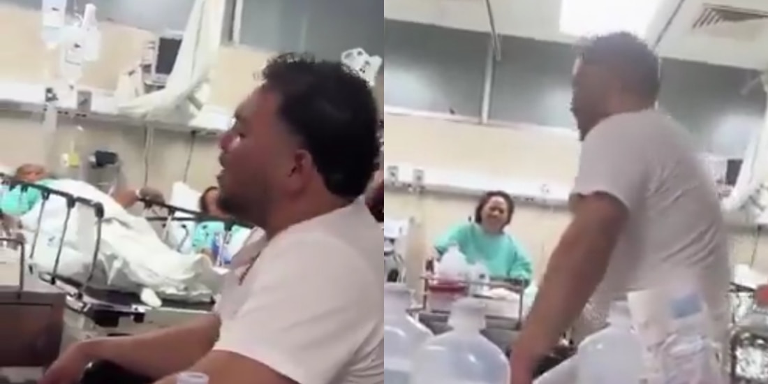 Enfermero interpreta bolero a pacientes en hospital del IMSS y se hace viral