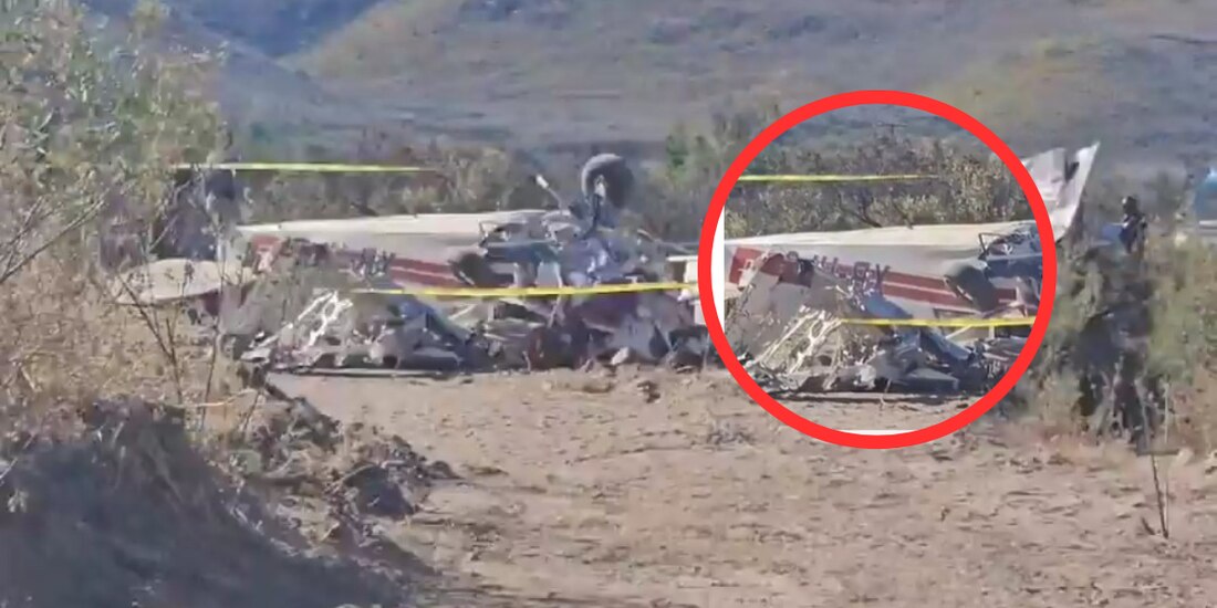 Avioneta cae y se incendia en Santa Isabel, Chihuahua; mueren dos tripulantes
