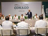 El funcionario federal de Estados Unidos en la reunión de la Conago.