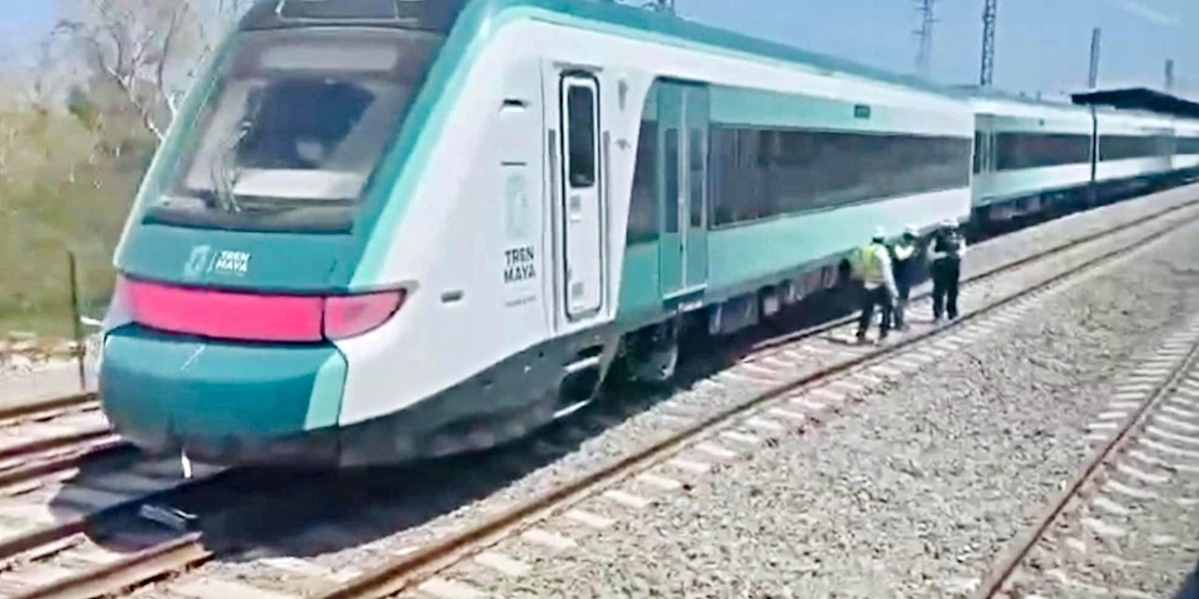 Percance en el Tren Maya.