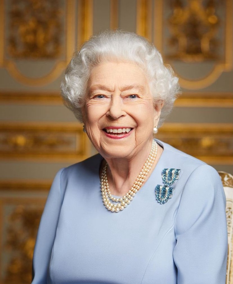 foto inédita de Isabel II