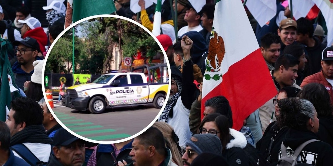 Calles cerradas y alternativas viales en CDMX por evento de Claudia Sheinbaum.