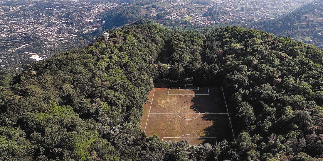 2. CANCHA DE LOS DIOSES, en el Volcán Teoca, en Xochimilco.