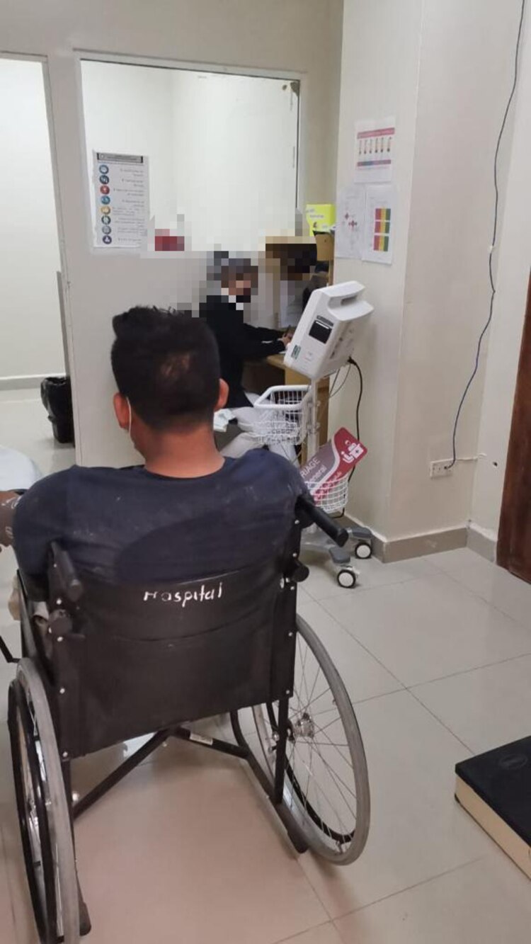 Fue trasladado al Hospital General Dr. Salvador Chavarría