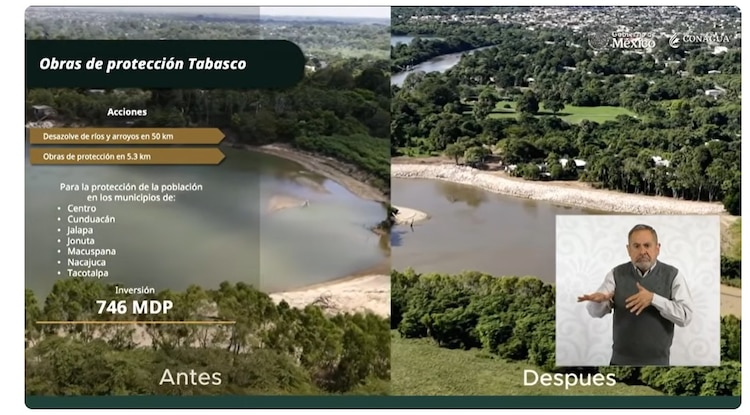 Obras en el sureste.