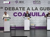 Elección Coahuila 2023. Candidatos cruzan acusaciones durante primer debate