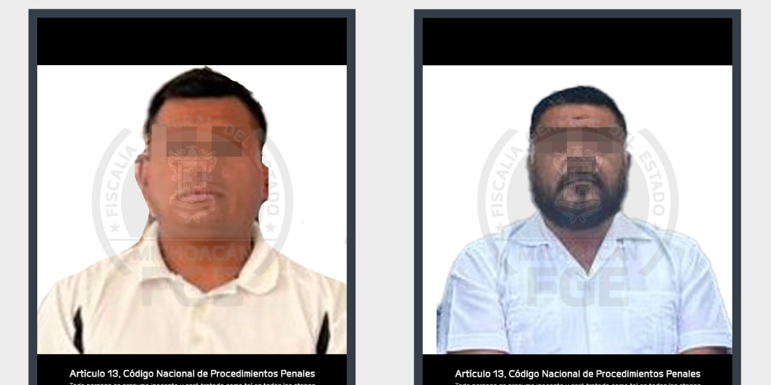 Caen 2 exservidores públicos ligados al caso Arantepacua en Michoacán.