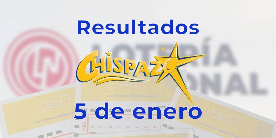 Resultados del Chispazo de hoy 5 de enero del 2025.