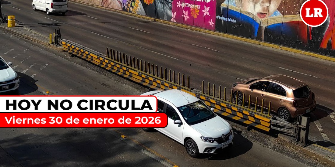 Te contamos cómo aplica el Hoy No Circula este viernes 30 de enero de 2026 en la ZMVM.