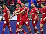 Érick Gutiérrez celebra su anotación ante el FC Dallas.