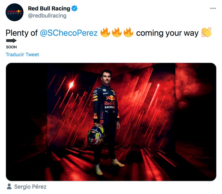 Checo Pérez es coequipero de Max Verstappen en Red Bull a partir de este año.