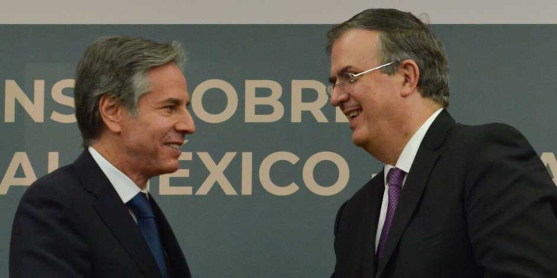 Alianza estratégica: Antony Blinken, secretario de Estado de EU y Marcelo Ebrard, secretario de Relaciones Exteriores, quienes ofrecieron una conferencia de prensa al finalizar la reunión "Diálogo de Alto Nivel de seguridad México-Estados Unidos"