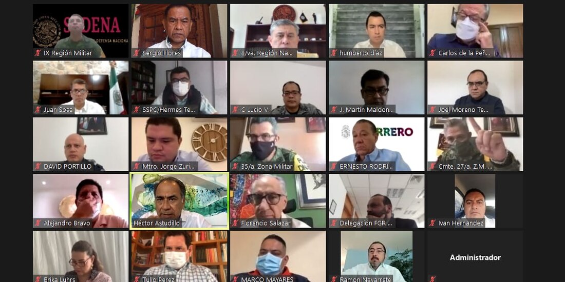 Evalúa Gobernador Héctor Astudillo, Mesa de Coordinación y Gobernación atención a habitantes de Las Conchitas, en San Miguel Totolapan.