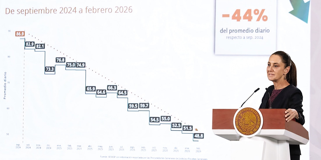 LA MANDATARIA, ayer,
en el Salón Tesorería.