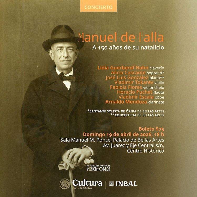 Manuel de Falla: a 150 años de su natalicio