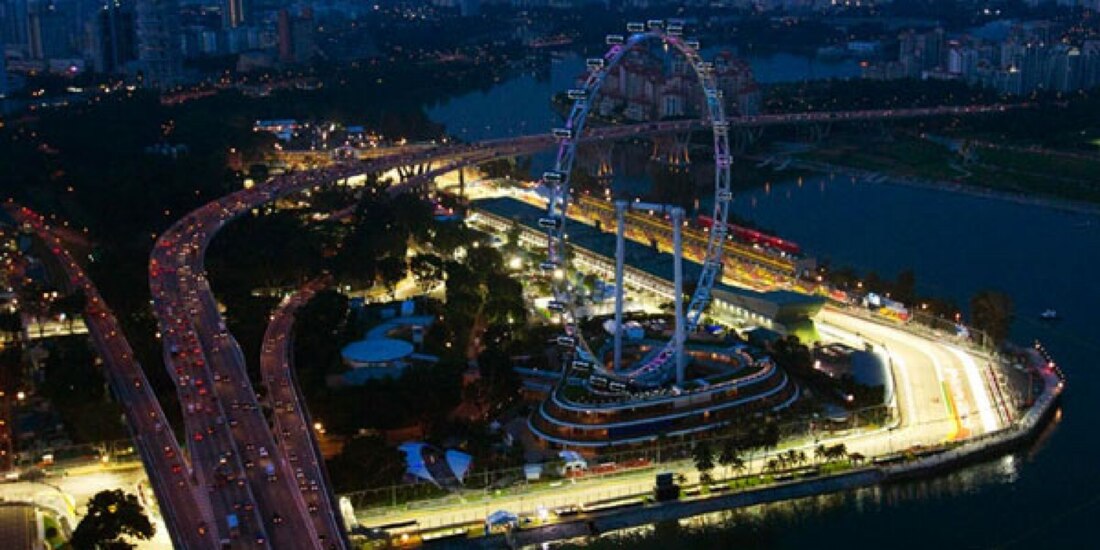 GP de Singapur con 'espontáneos' en la pista