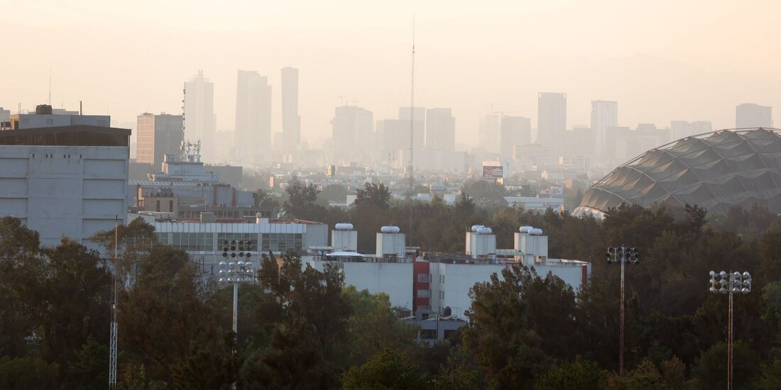 Aspecto de aire contaminado en la ZMVM.