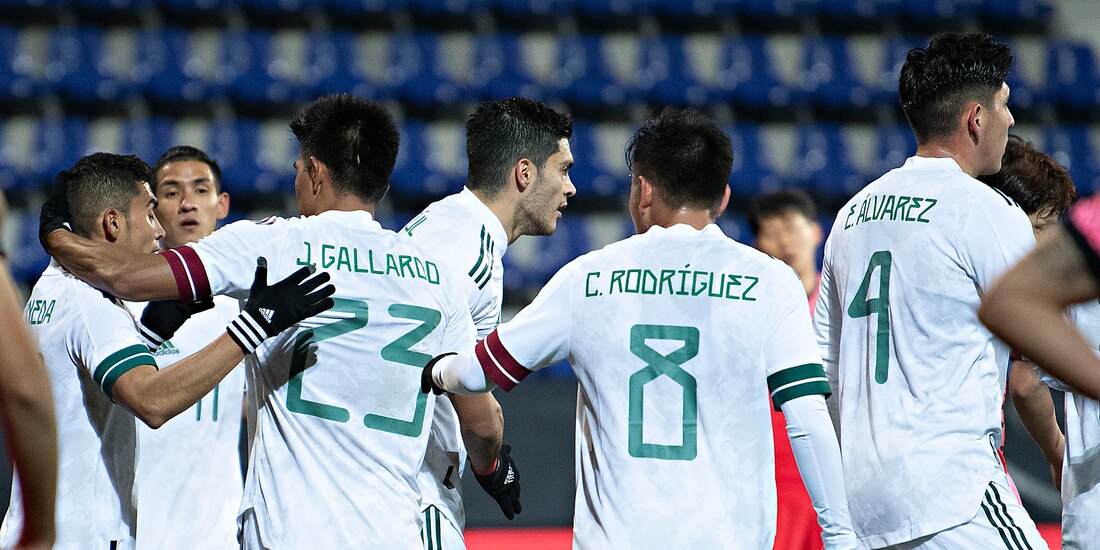 Jugadores de la Selección Mexicana festejan un gol contra Corea del Sur en noviembre pasado.