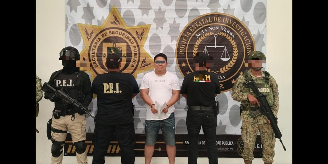 "El Fresa" fue detenido en Mérida, capital del estado de Yucatán.