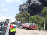 Se registró un fuerte incendio en el Edomex.