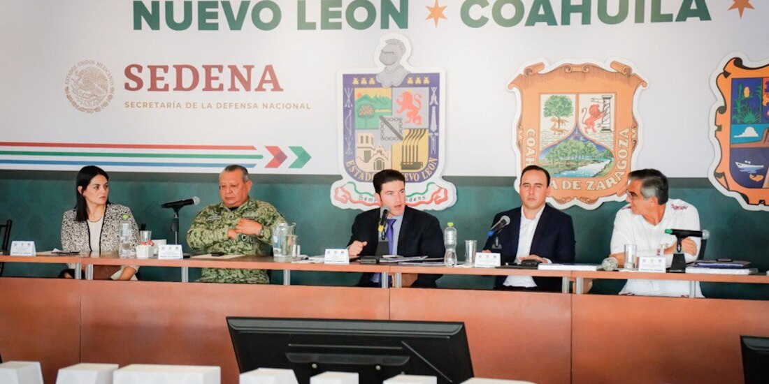 Gobernadores de Nuevo León, Coahuila y Tamaulipas firmaron un acuerdo histórico de seguridad pública.