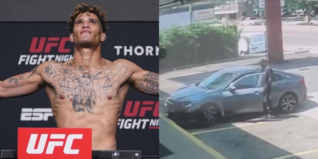 Peleador de la UFC sorprende a ladrón que intentaba robar su auto